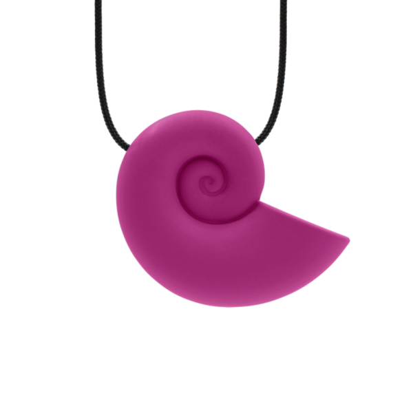 ARK Seashell Chew Necklace Magenta