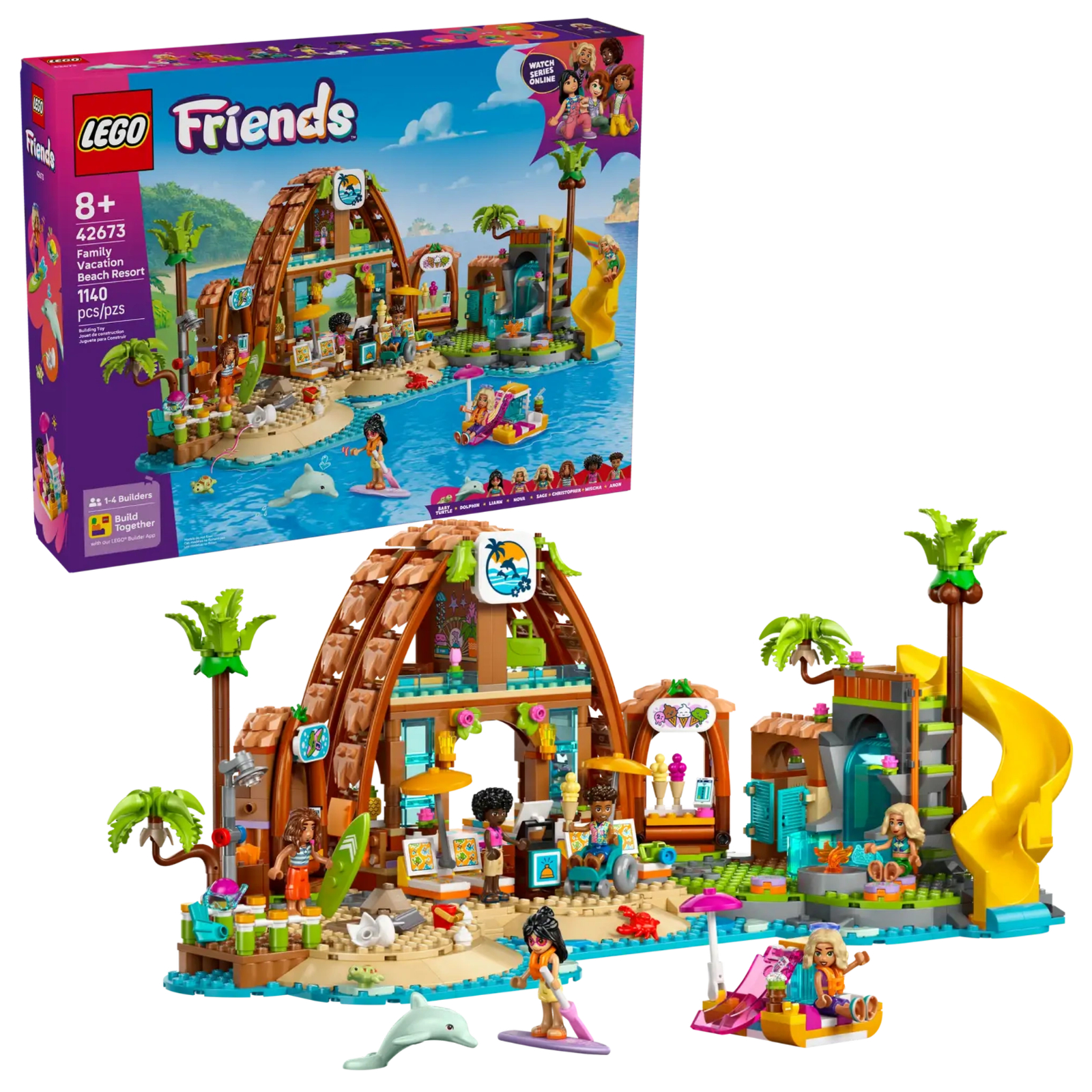 LEGO Friends Family Vacation Beach Resort (42673)