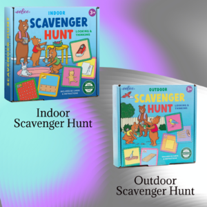 Scavenger Hunt Bundle Featuring eeBoo Indoor Scavenger Hunt SHGIND and Outdoor Scavenger Hunt SHGOU