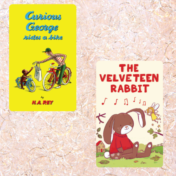 YOTO Timeless Classics Bundle Featuring The Velveteen Rabbit and Curious George Rides a Bike Audio Cards