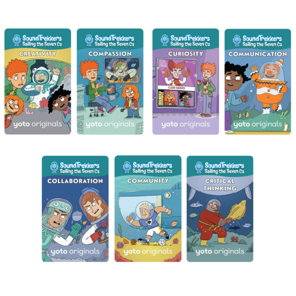 YOTO Sailing the 7 Cs SoundTrekkers Audio Card Pack