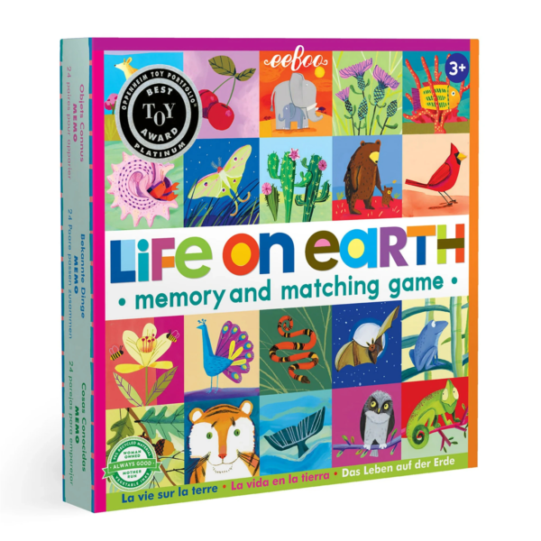 eeboo Life on Earth Memory and Matching Game MGLOE3