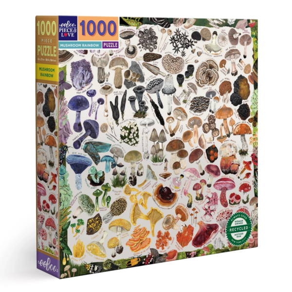 eeboo Mushroom Rainbow Puzzle PZTMRW