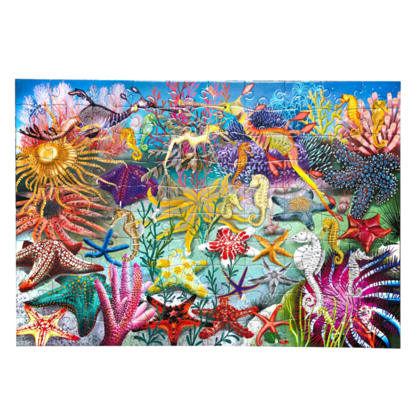 eeboo PZH110 Seahorses, Sea Stars, and Sea Slugs Puzzle