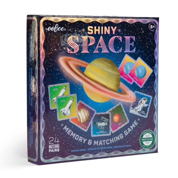 eeboo Shiny Space Memory and Matching Game MGSSP