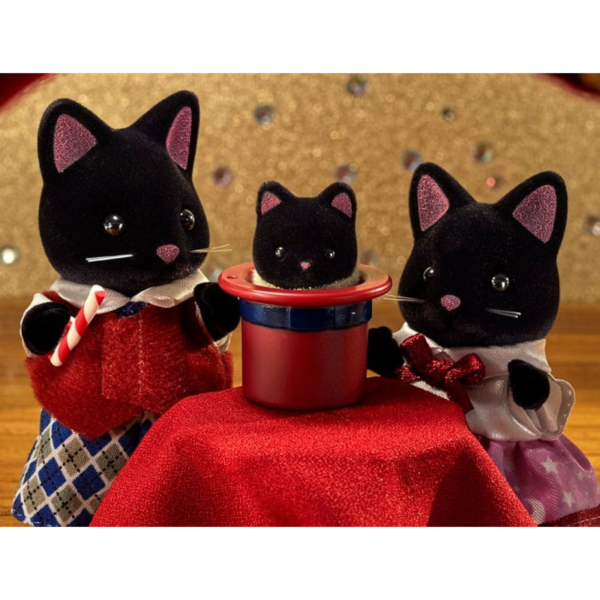 Calico Critters CC1939 Midnight Cat Family