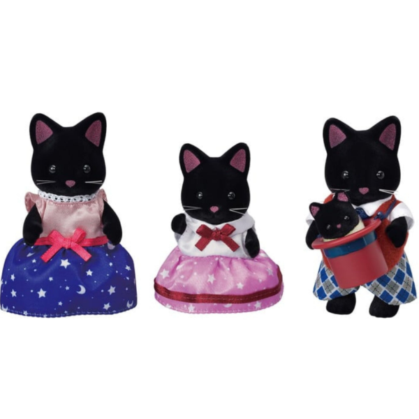 Calico Critters Midnight Cat Family CC1939