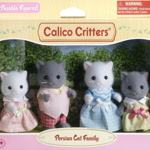 Calico Critters Persain cat family