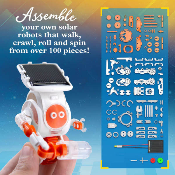 Cosmic Explorers SolarBots Thames Kosmos Solar Powered Robot