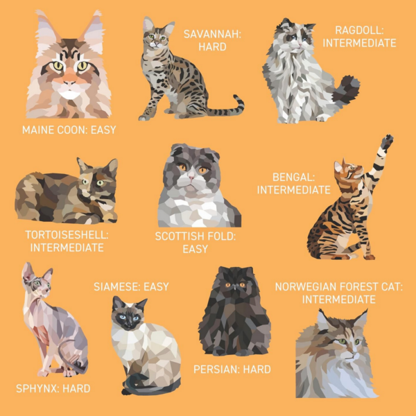 Mosaic Cats Sticker Book