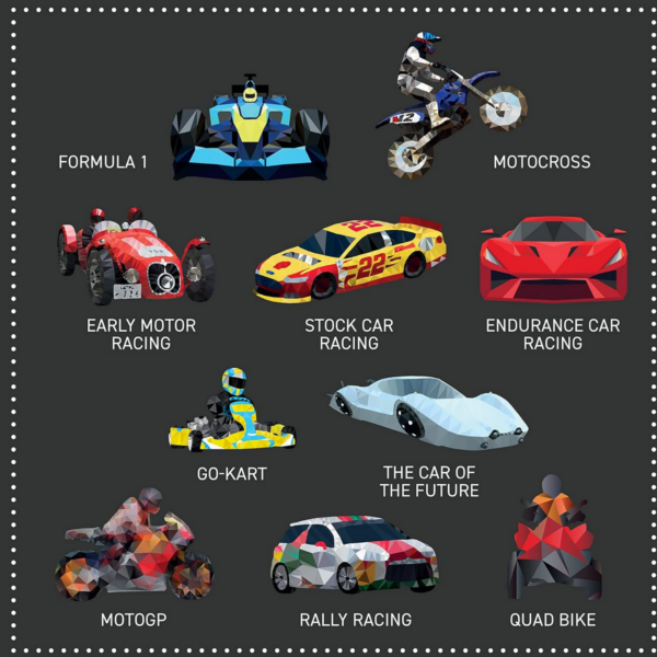 Mosaic Sticker Book Cars