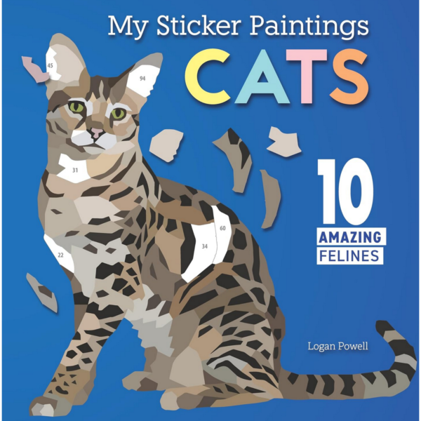 Mosaic Sticker Book Cats