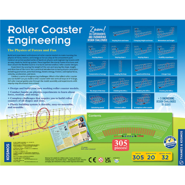 Roller Coaster Engineering Thames Kosmos STEM