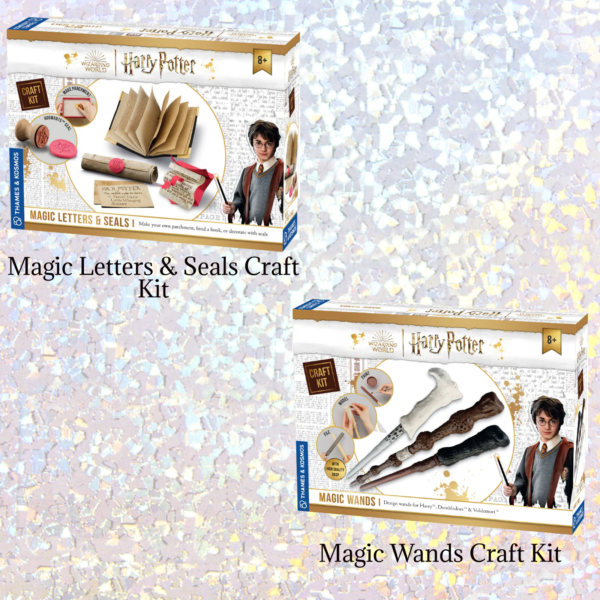 Thames & Kosmos Harry Potter Bundle Featuring the Magic Letters & Seals and Magic Wands Craft Kits