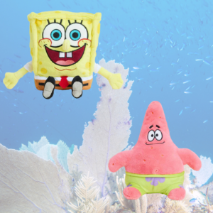 Warmies Bikini Bottom Bundle Featuring Spongebob and Patrick Warmies Plushes