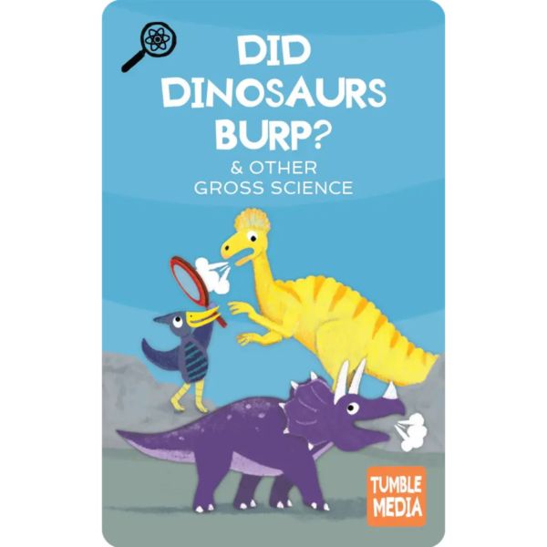 YOTO Tumble Media Did Dinosaurs Burp Audio Card