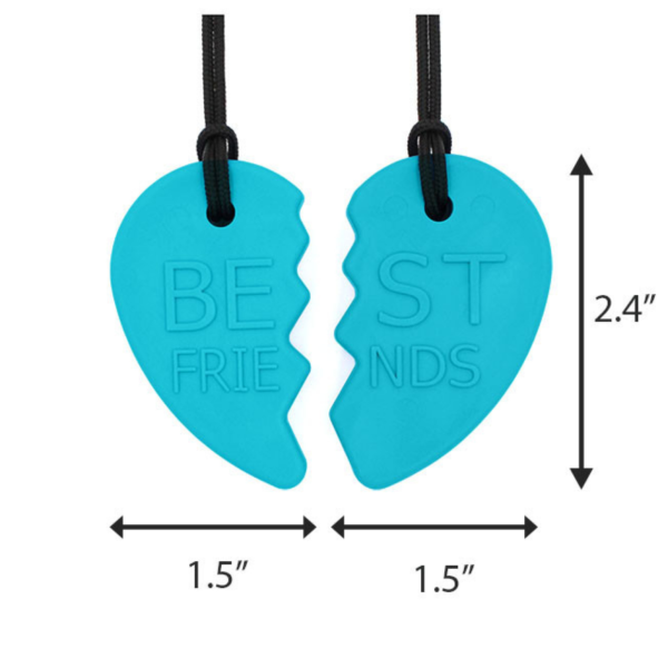 ARK Best Friends Split Heart Chewable Necklace
