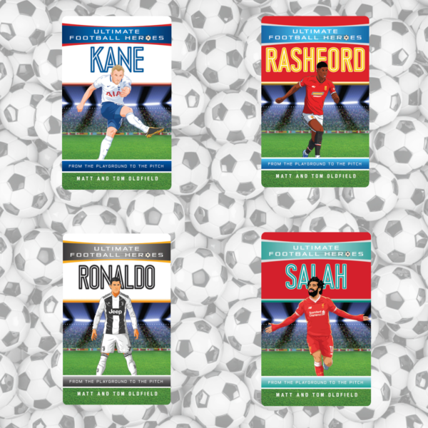 YOTO Football Heroes Bundle Featuring Ultimate Football Heroes Kane, Rashford, Ronaldo, and Salah Audio Cards