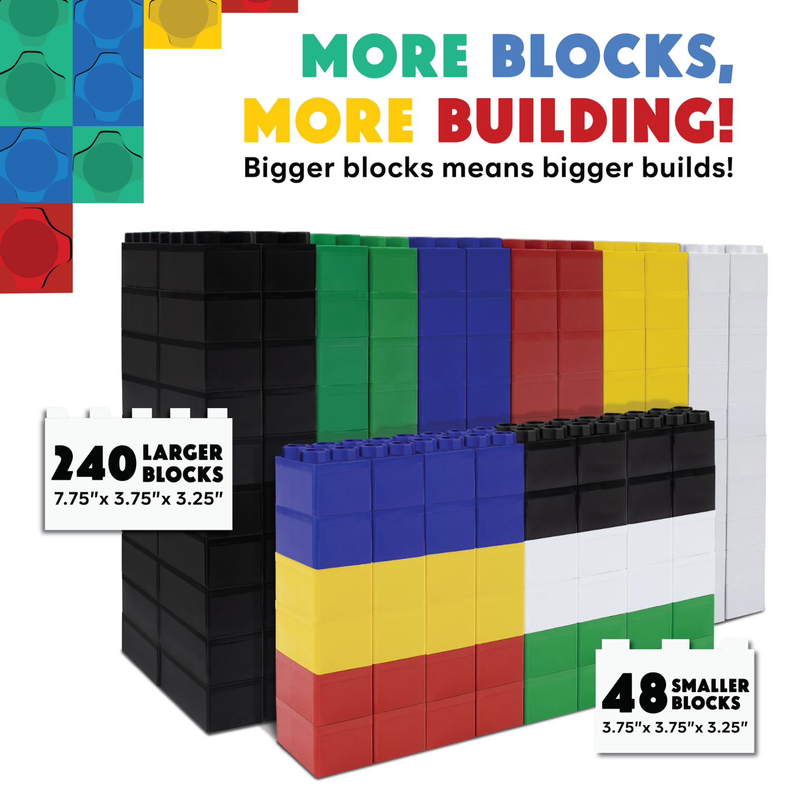 Biggo Building Blocks – 288 Pieces