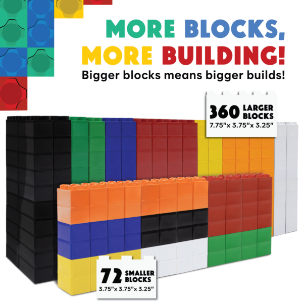 Biggo Blocks 432 Piece Set