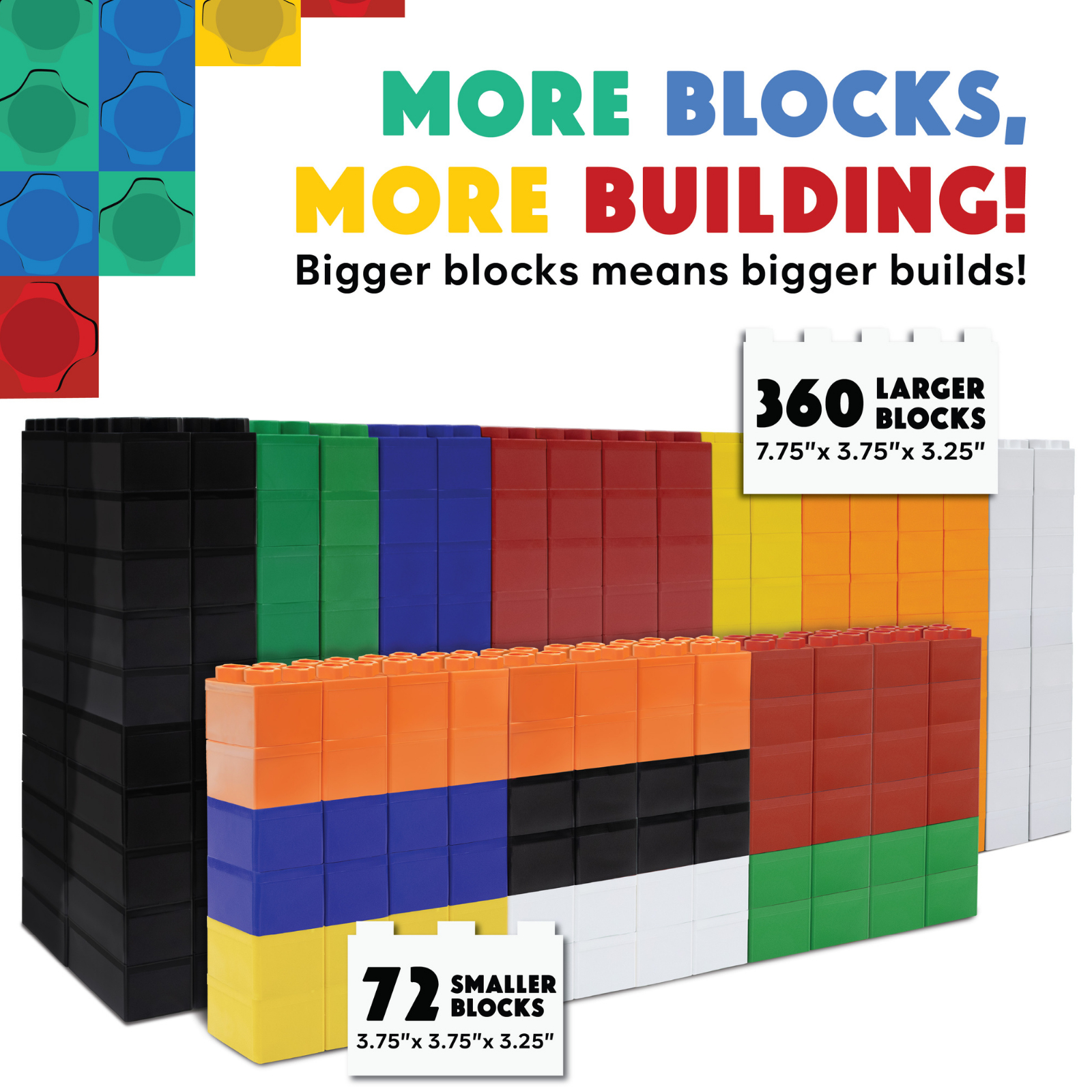 Biggo Building Blocks – 432 Pieces