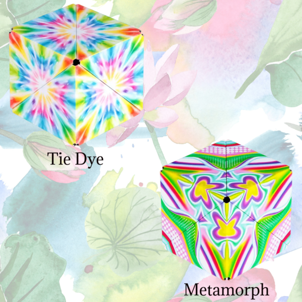 Shashibo Spring 2026 Bundle Featuring Tie Dye and Metamorph Puzzle Cubes