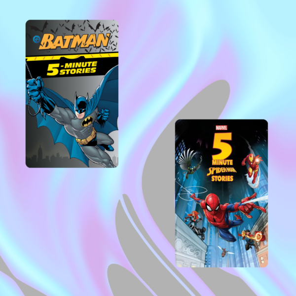 YOTO Superhero 5 Minute Stories Bundle Featuring 5 Minute Stories Spiderman and 5 Minute Stories Batman Audio Cards