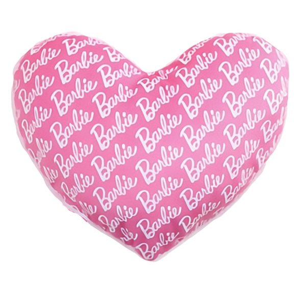 Back View of Barbie Heart Heating Pad Warmies