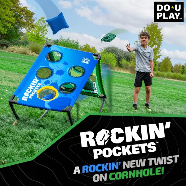 Hape Toy 850526 Rocking Pockets Corn Hole Set