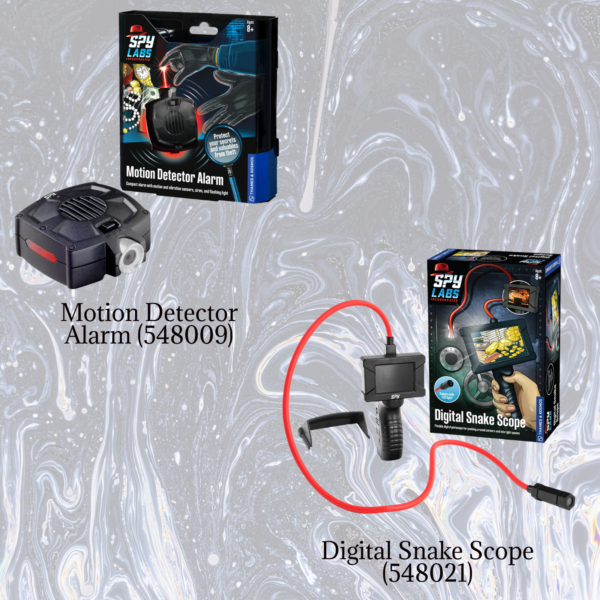 Thames & Kosmos Spy Labs Bundle Featuring Motion Detector Alarm 548009 and Digital Snake Scope 548021