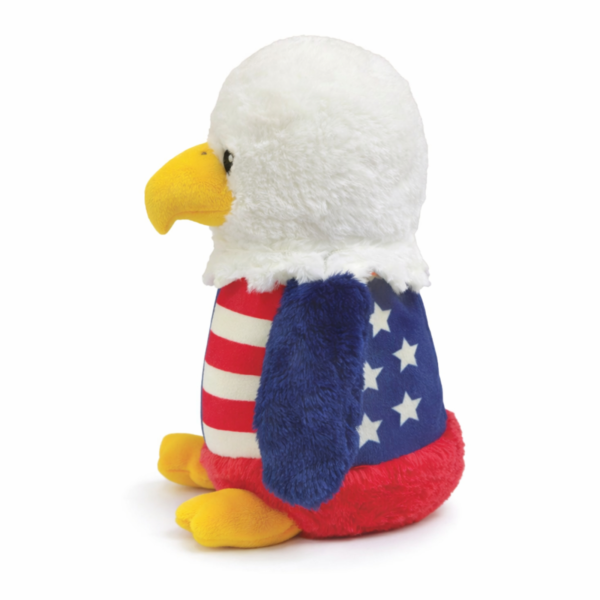 Side View of USA Themed Eagle Warmies