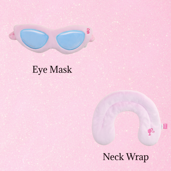 Warmies Barbie Bundle Featuring the Barbie Eye Mask and Barbie Neck Wrap