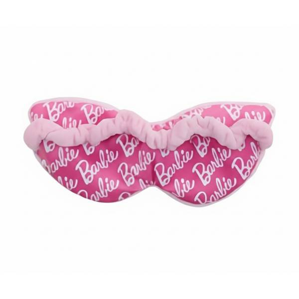 Back of Warmies Barbie Eye Mask