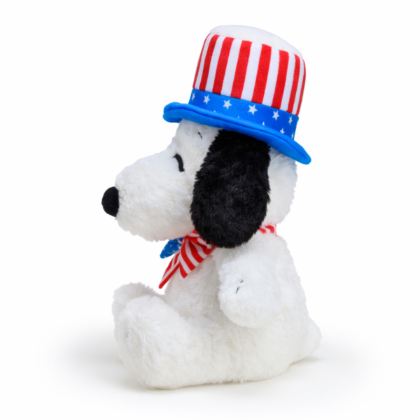 Side View of Warmies Snoopy Americana