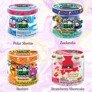Crazy Aarons Slime Charmers 2026 Mixed Bundle Featuring Polar Slushie, Zoolandia, Beehive, Strawberry Shortcake