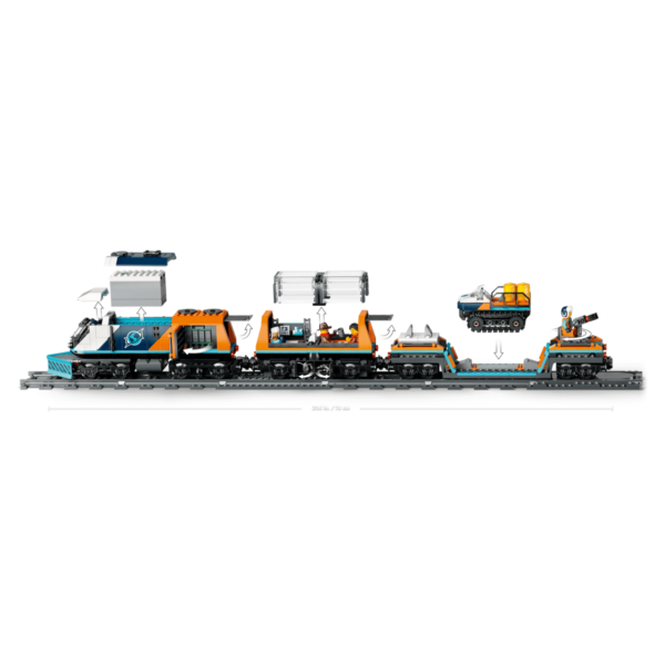 LEGO City 60470 Explorers’ Arctic Polar Express Train