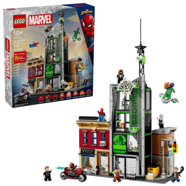 LEGO Marvel Spiderman vs Oscorp 76324