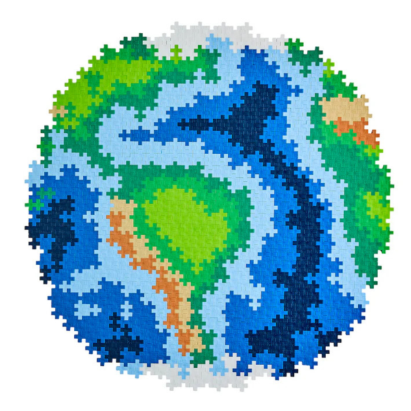 Plus Plus Puzzle by Numbers Earth