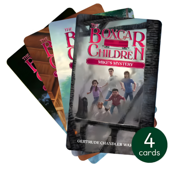 YOTO Boxcar Children Collection 2 Audio Cards Featuring Mike's Mystery, Blue Bay Mystery, Woodshed Mystery, Lighthouse Mystery