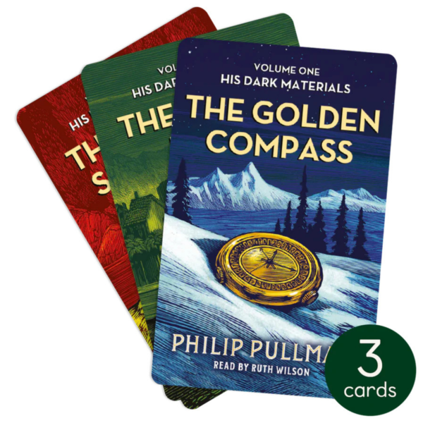 YOTO His Dark Materials Audio Card Pack Featuring The Golden Compass, The Subtle Knife, and The Amber Spyglass