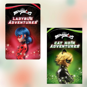 YOTO Miraculous Audio Card Bundle Featuring Ladybug Adventures and Cat Noir Adventures
