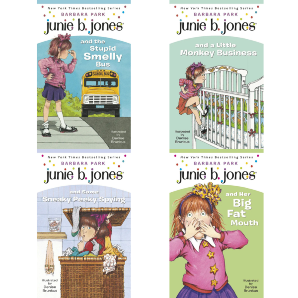 Junie B Jones YOTO Audio Card Collection Featuring A Little Monkey Business, The Stupid Smelly Bus, Some Sneaky Peeky Spying, Her Big Fat Mouth
