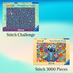 Ravensburg Puzzle Disney Stitch Bundle Featuring Disney Stitch Challenge 1000 Piece Puzzle and Stitch 3000 Piece Puzzle