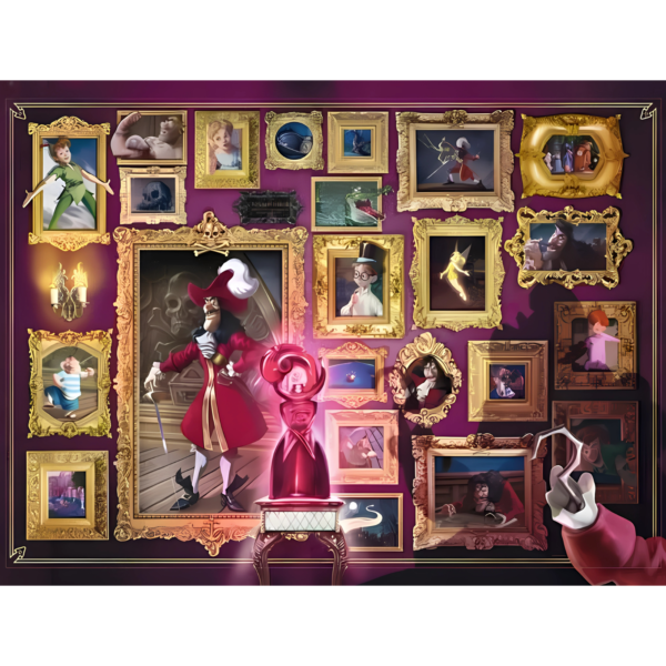 Ravensburg Puzzle Disney Villainous Captain Hook 1000 Piece Puzzle 12001107