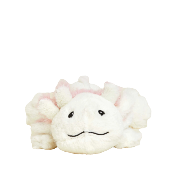 Warmies Junior White Axolotl Plush