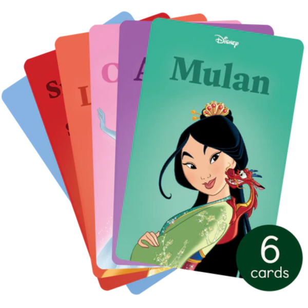 YOTO Disney Classics Audio Cards Collection 2 Featuring Mulan, Cinderella, Aladdin, Beauty and the Beast, The Lion King, Snow White and the Seven Dwarfs