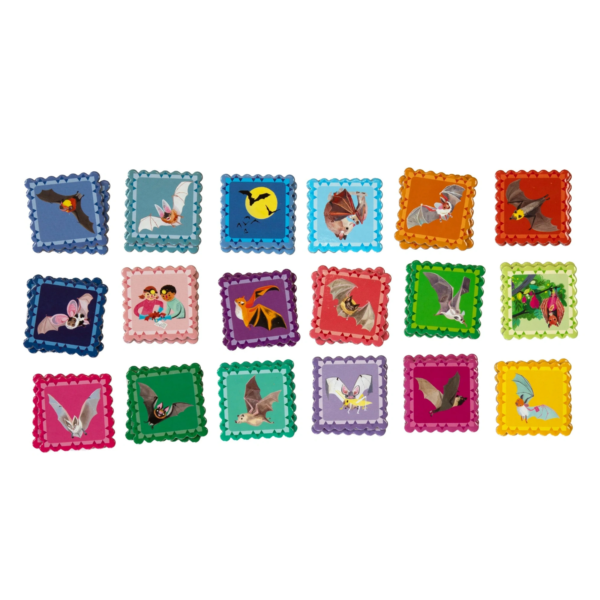 eeBoo Bats Matching and Memory Game LGBAT