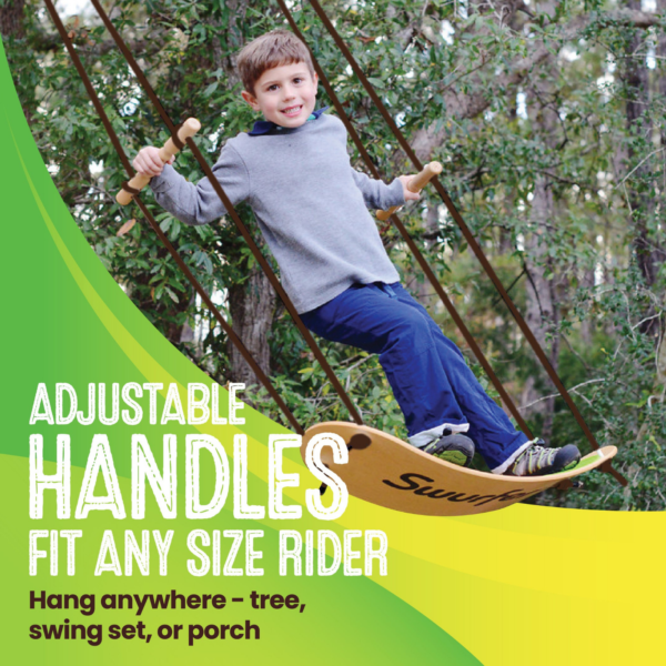 SW001 Flybar Swurfer Original Stand Up Surfing Tree Swing