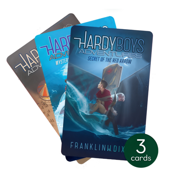 YOTO The Hardy Boys Adventures Audio Card Pack Featuring Secret of the Red Arrow, Mystery of the Phantom Heist, The Vanishing Game