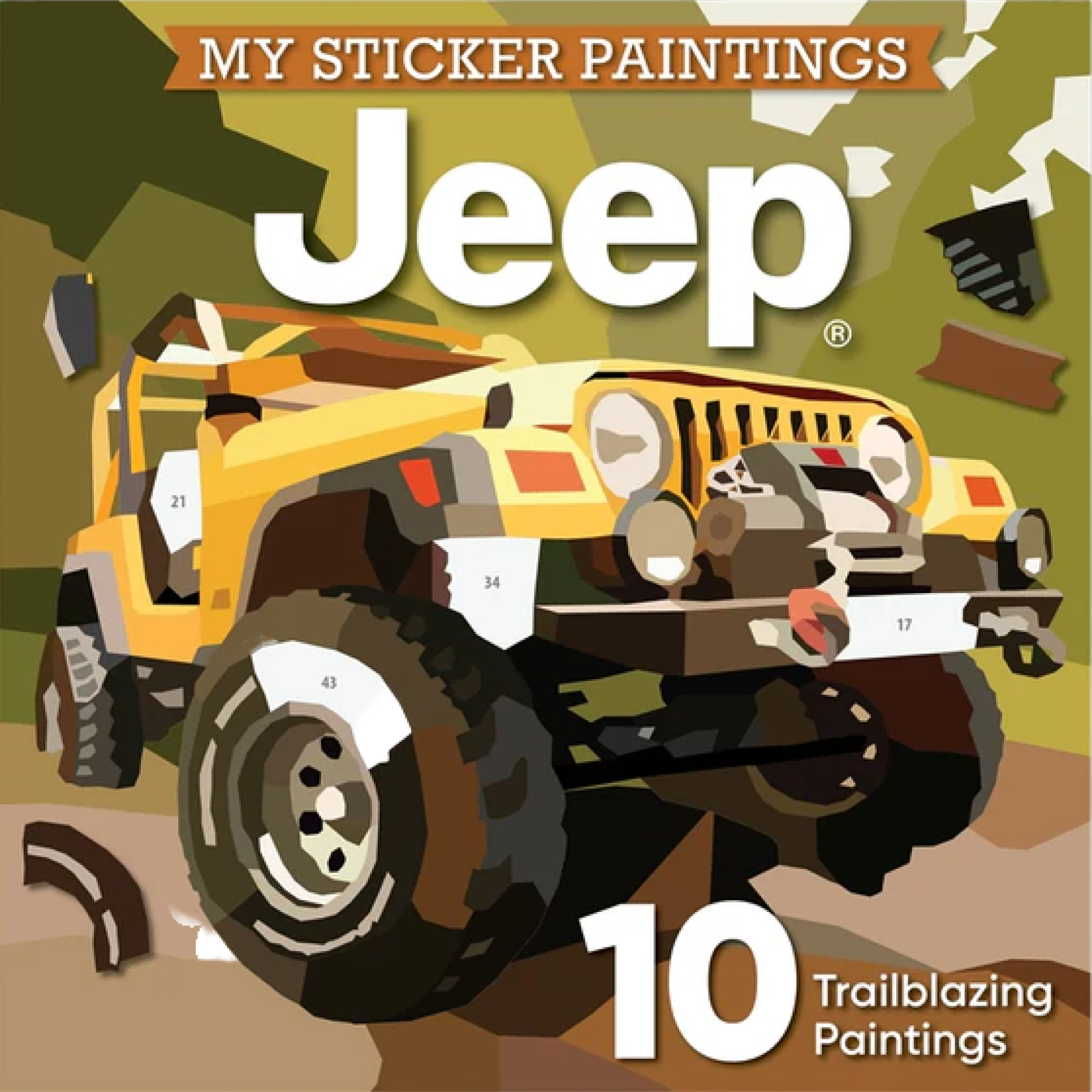 Mosaic Sticker Book Jeep